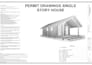 architecture 2d floor plan, elevation, section, roof, site plan for city permit
